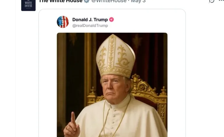 Trump Draws Criticism for AI-Generated Image of Himself as Pope